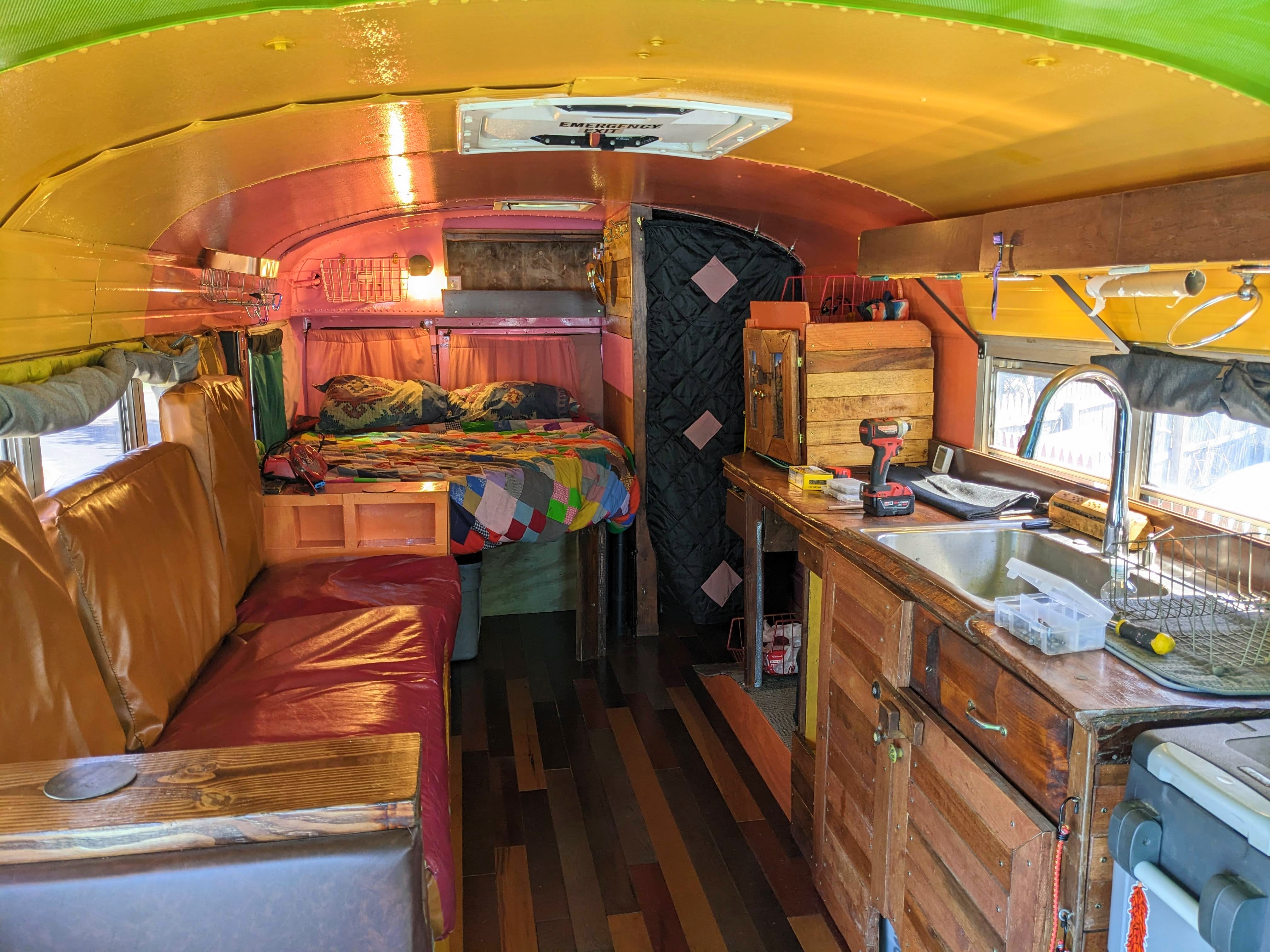 bus interior photo
